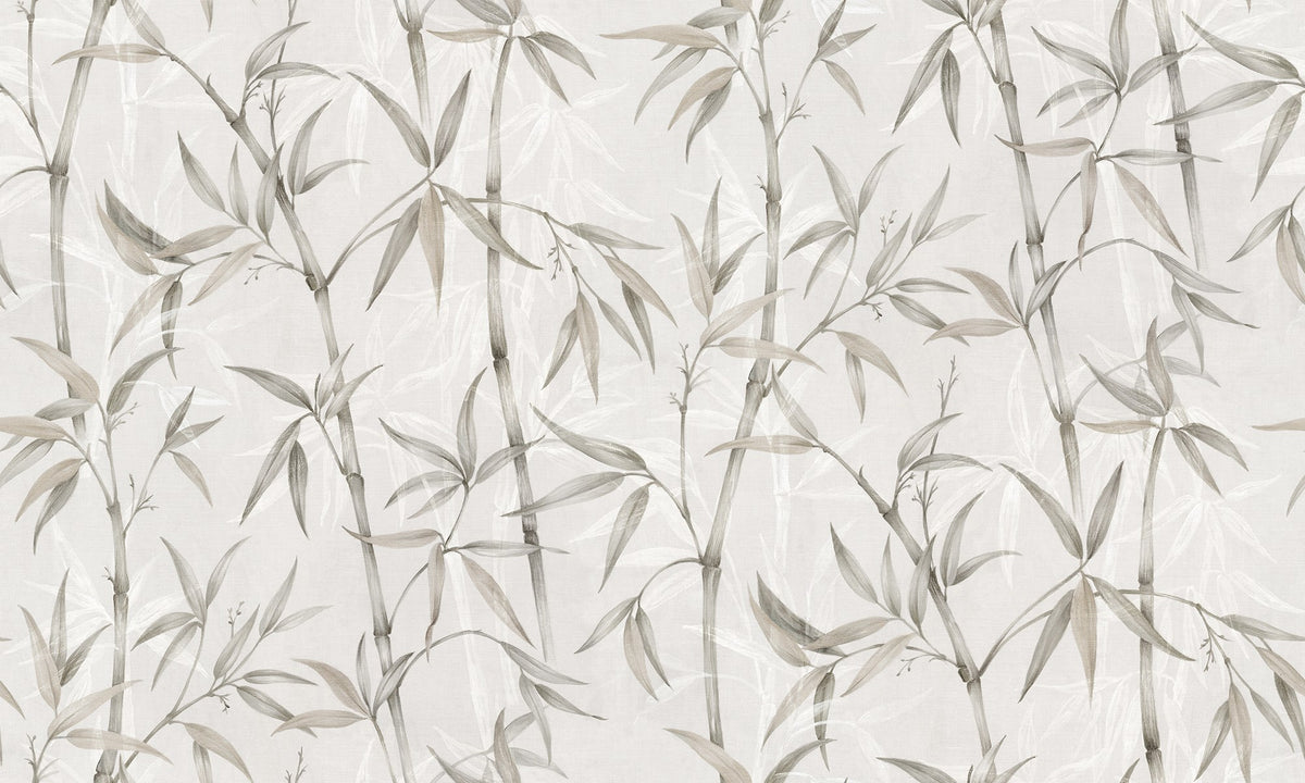 R19339 Bamboo Garden Pearl Imperfections Mural by Rebel Walls