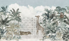 R19350 Jaipur Animals Pops Mural by Rebel Walls
