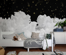R19351 Star Cloud Night Pops Mural by Rebel Walls