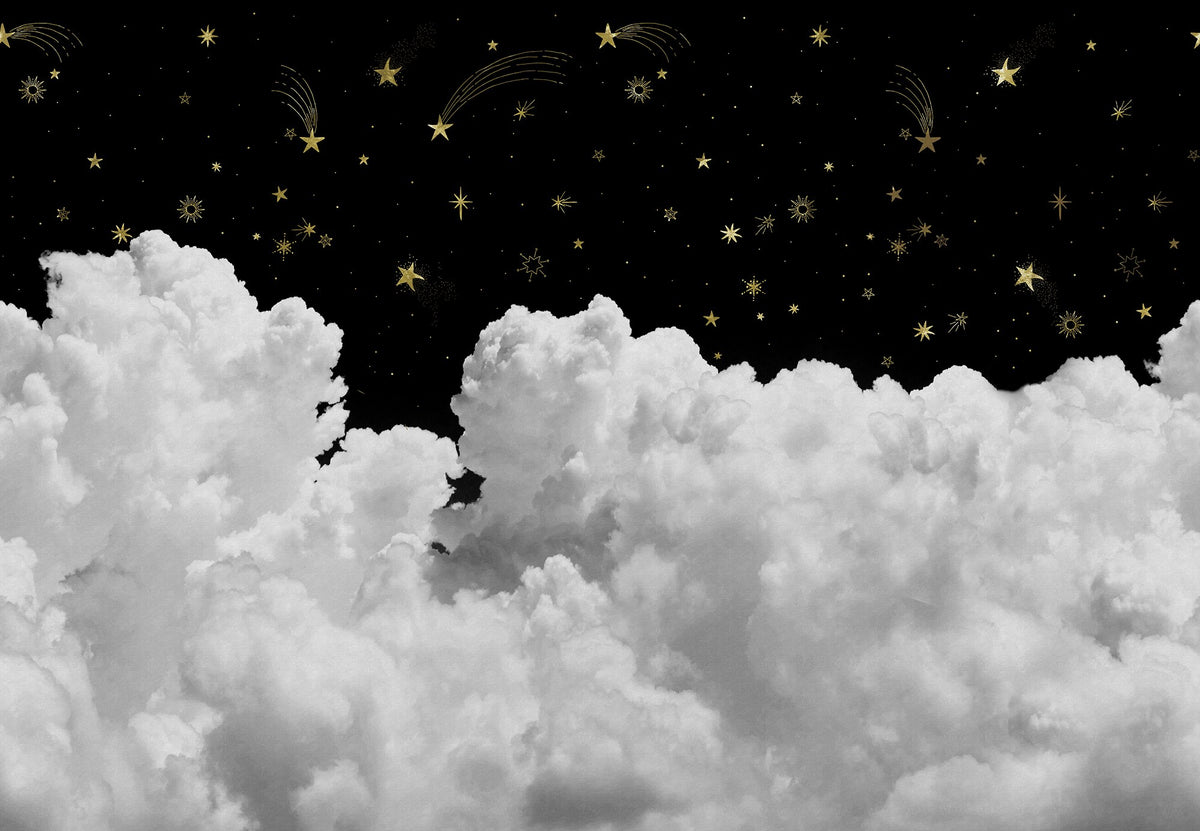 R19351 Star Cloud Night Pops Mural by Rebel Walls