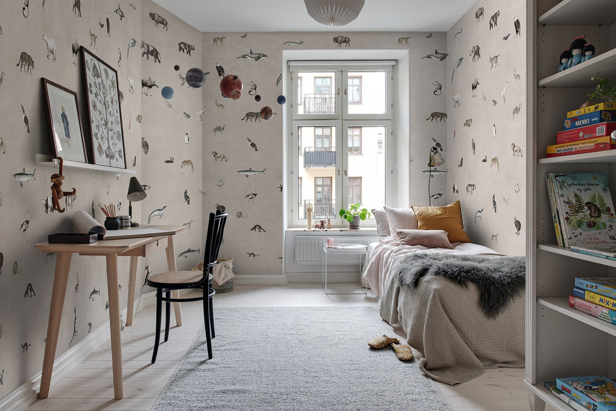 R19352 Wildlife Sand Pops Mural by Rebel Walls