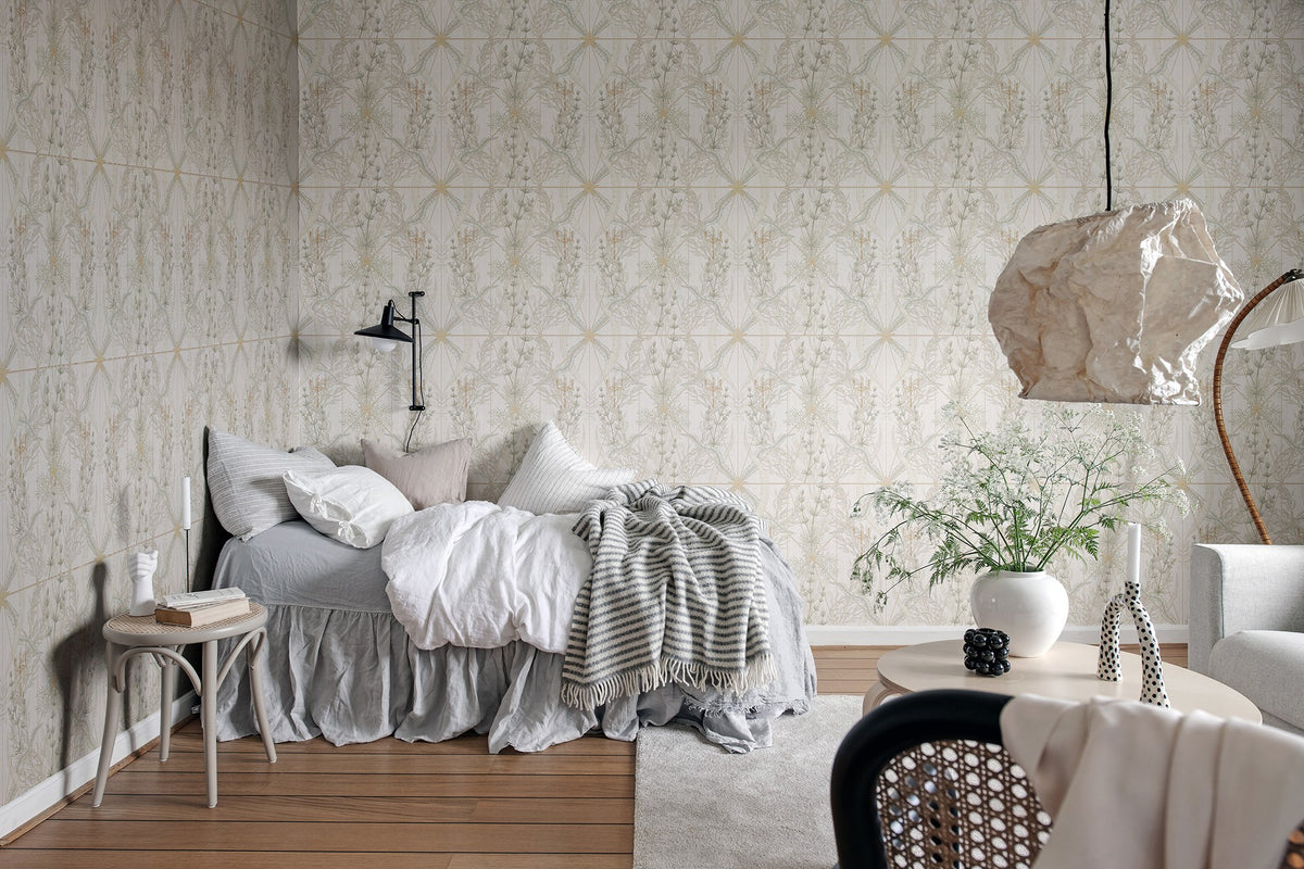 R19367 Seaweed & Stars Sand Meet a Rebel Mural by Rebel Walls