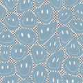 Happy Rebel Blue Chess Pops Mural by Rebel Walls