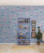 R19371 Happy Rebel Pink Chess Pops Mural by Rebel Walls
