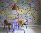 R19373 Happy Rebel Colorful Chess Pops Mural by Rebel Walls