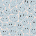 Happy Rebel Lightblue Pops Mural by Rebel Walls