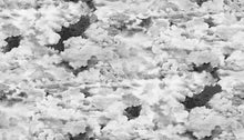 R19390 Chubby Clouds Graphite Pops Mural by Rebel Walls