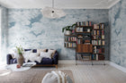 R19392 Chubby Clouds Soft Blue Pops Mural by Rebel Walls