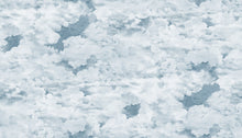 R19392 Chubby Clouds Soft Blue Pops Mural by Rebel Walls