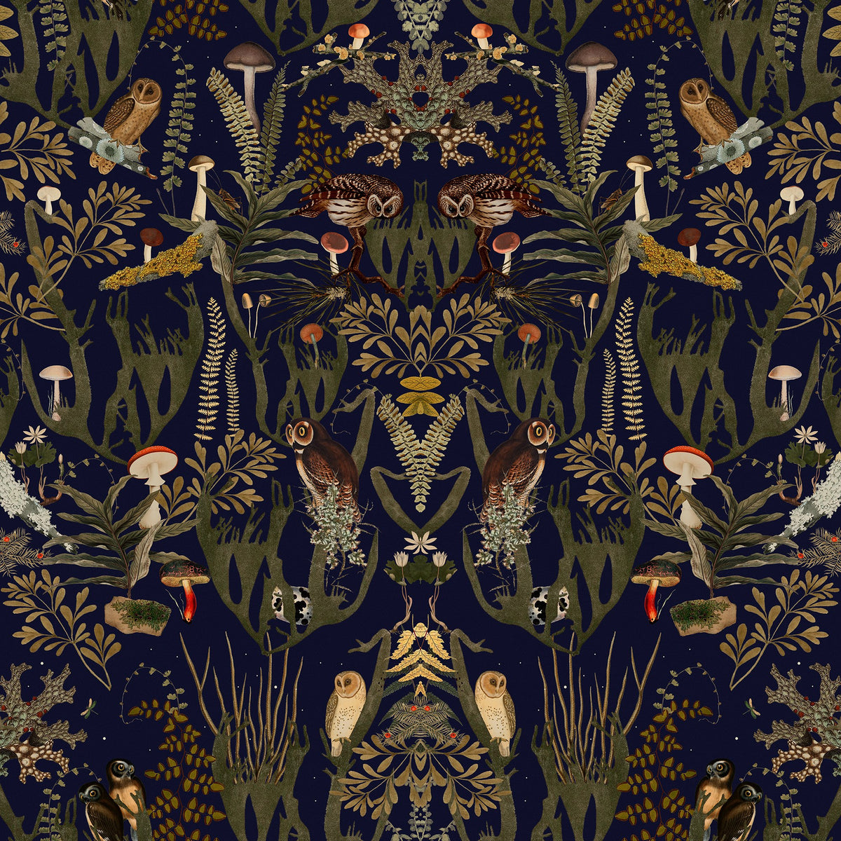 R19393 The Swedish Forest Mini Pops Mural by Rebel Walls