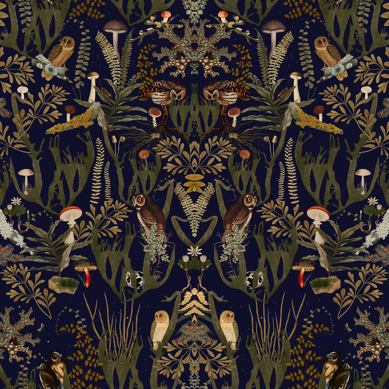 R19393 The Swedish Forest Mini Pops Mural by Rebel Walls