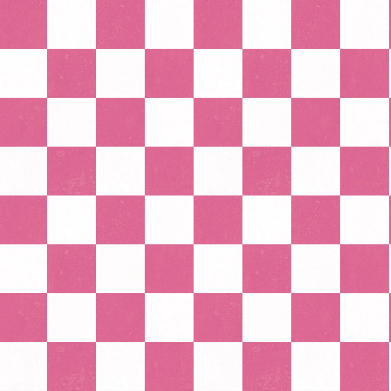 R19414 Chess Pink Maximalism Mural by Rebel Walls