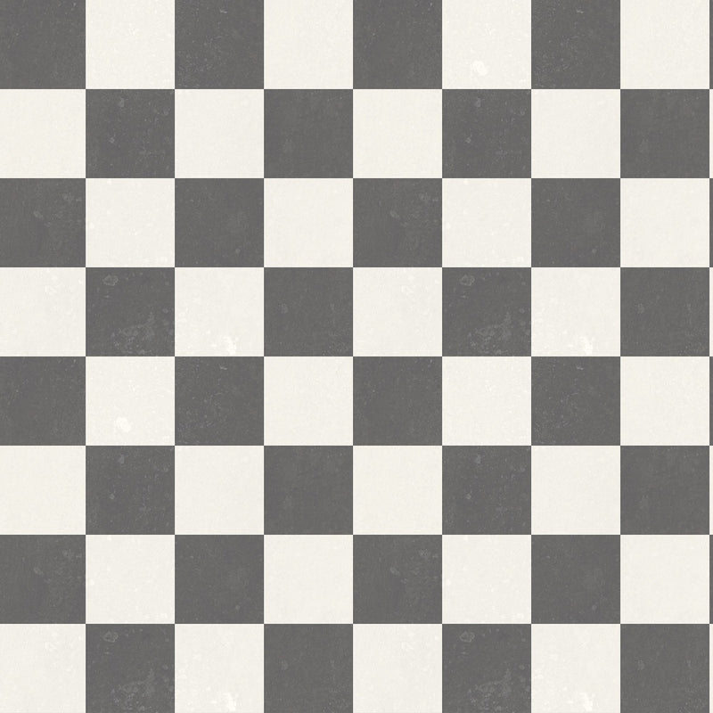 R19415 Chess Black & White Maximalism Mural by Rebel Walls