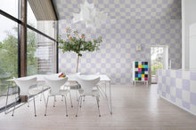 R19417 Chess Lilac Maximalism Mural by Rebel Walls