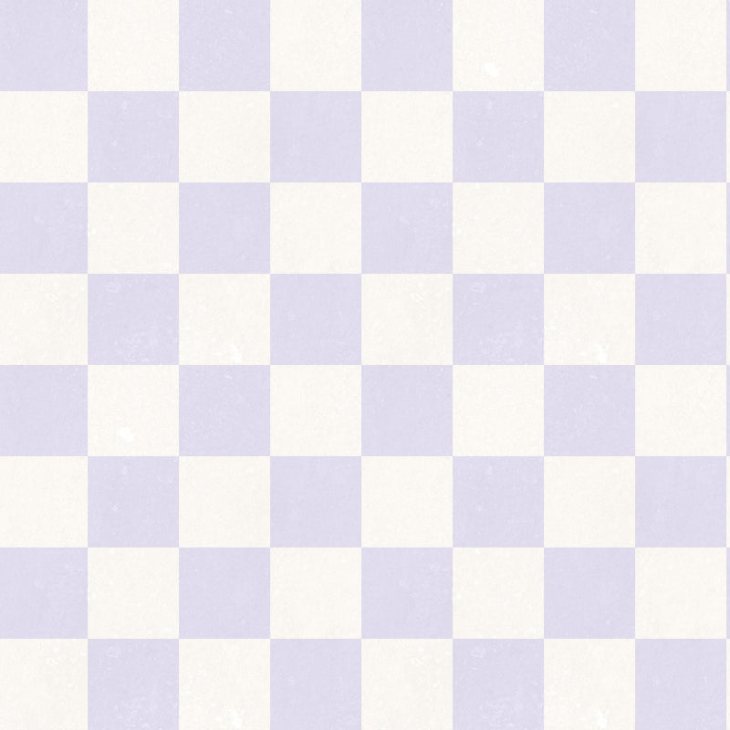 R19417 Chess Lilac Maximalism Mural by Rebel Walls
