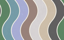 R19420 Seventies Waves Rainbow Maximalism Mural by Rebel Walls