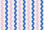 R19422 Wobbly Blue & Pink Maximalism Mural by Rebel Walls
