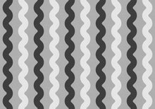 R19423 Wobbly Black & White Maximalism Mural by Rebel Walls