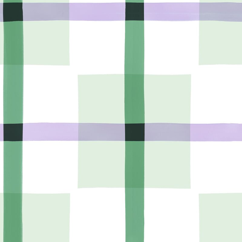 R19427 Outside The Box	Green & Lilac Maximalism Mural by Rebel Walls