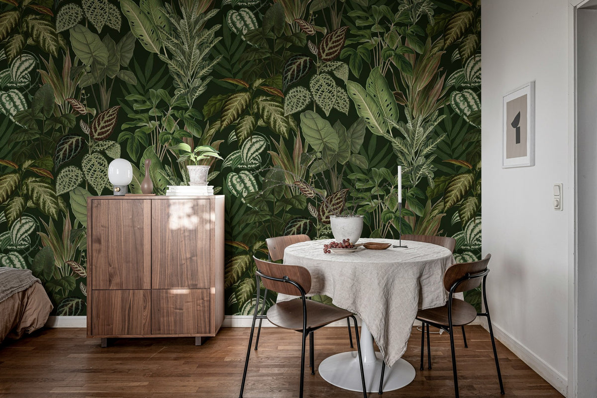 R19443 Mischievous Jungle Lush Pops Mural by Rebel Walls