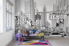 R19446 Cartoon City Kids Pops Mural by Rebel Walls