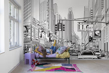 R19446 Cartoon City Kids Pops Mural by Rebel Walls