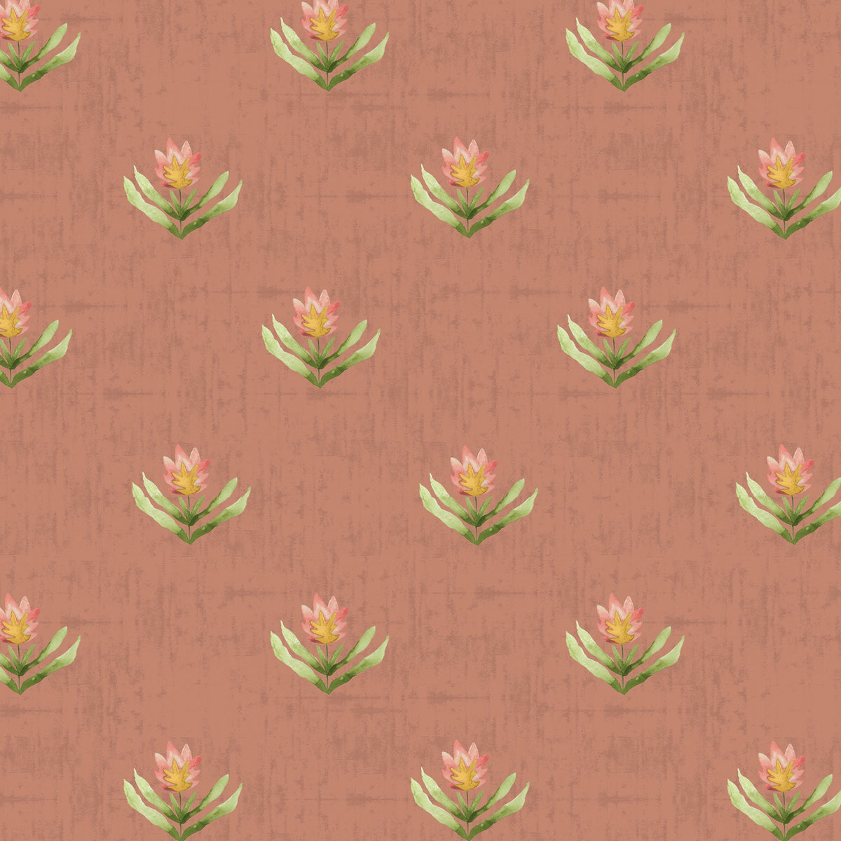 Raja Terracotta Diffusion Wallpaper by Voyage Maison | RAJA/WPO/TER