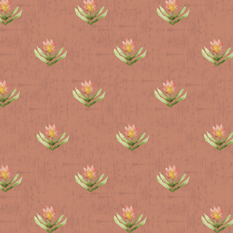 Raja Terracotta Diffusion Wallpaper by Voyage Maison | RAJA/WPO/TER