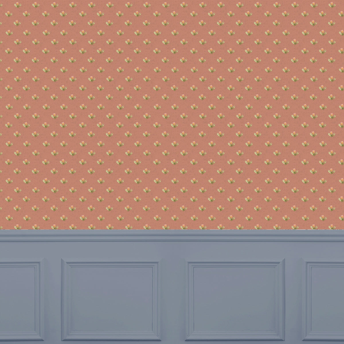 Raja Terracotta Diffusion Wallpaper by Voyage Maison | RAJA/WPO/TER