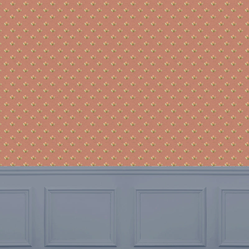 Raja Terracotta Diffusion Wallpaper by Voyage Maison | RAJA/WPO/TER