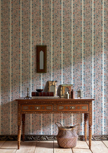 LW 361 449 Ravi Ribbon Blue Almond Wallpaper by Lewis & Wood