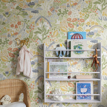 RD29036 Tåget - Digital wall panel Green Wallpaper by Galerie