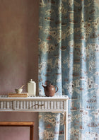 LW 363 449 Regatta Blue Almond Fabric by Lewis & Wood