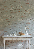 LW 364 670 Regatta Satsuma Soot Wallpaper by Lewis & Wood