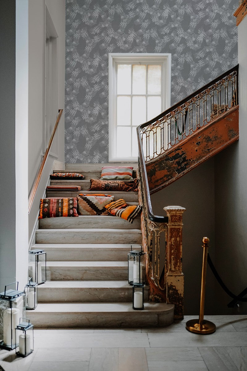 RI4001-4 Malla Gray (RI4001-4) Rima Wallpaper by Tres Tintas