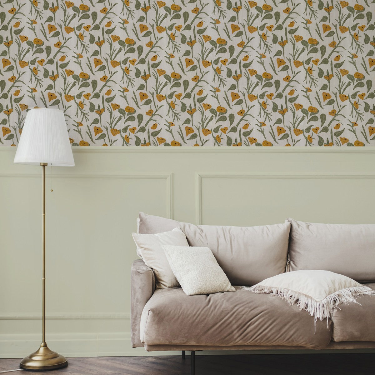 RI4003-3 Brizna Orange Rima Wallpaper by Tres Tintas