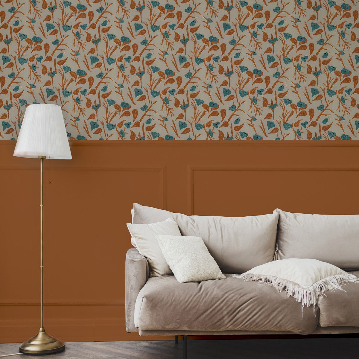 RI4003-1 Brizna Mustard Rima Wallpaper by Tres Tintas