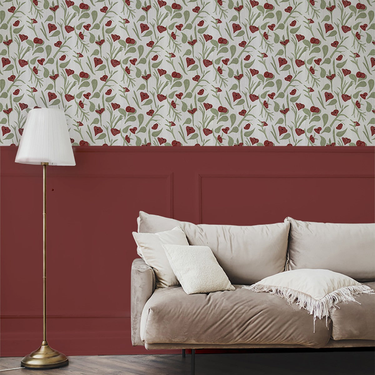 RI4003-4 Brizna Red Rima Wallpaper by Tres Tintas