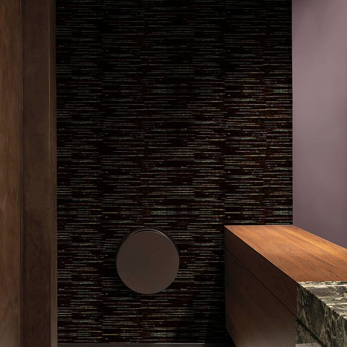 RI4004-1 Trama Black Rima Wallpaper by Tres Tintas