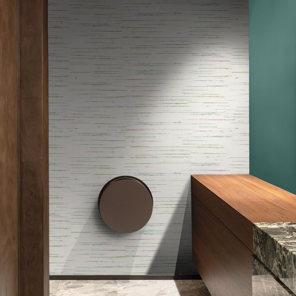 RI4004-4 Trama Beige Rima Wallpaper by Tres Tintas