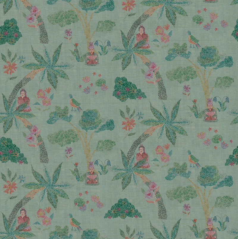 RI4005-1 Miso Green Rima Wallpaper by Tres Tintas