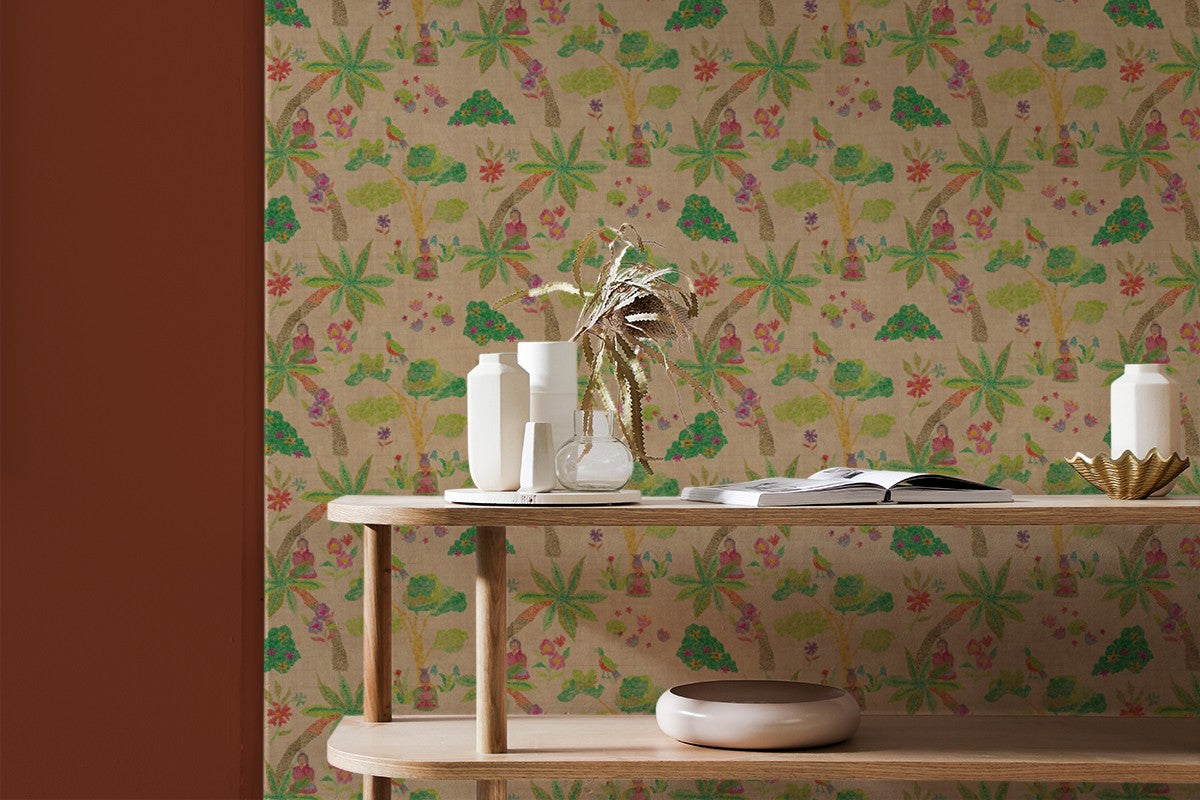 RI4005-2 Miso Yellow Rima Wallpaper by Tres Tintas