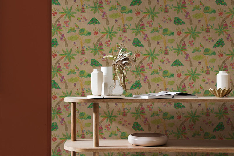RI4005-2 Miso Yellow Rima Wallpaper by Tres Tintas