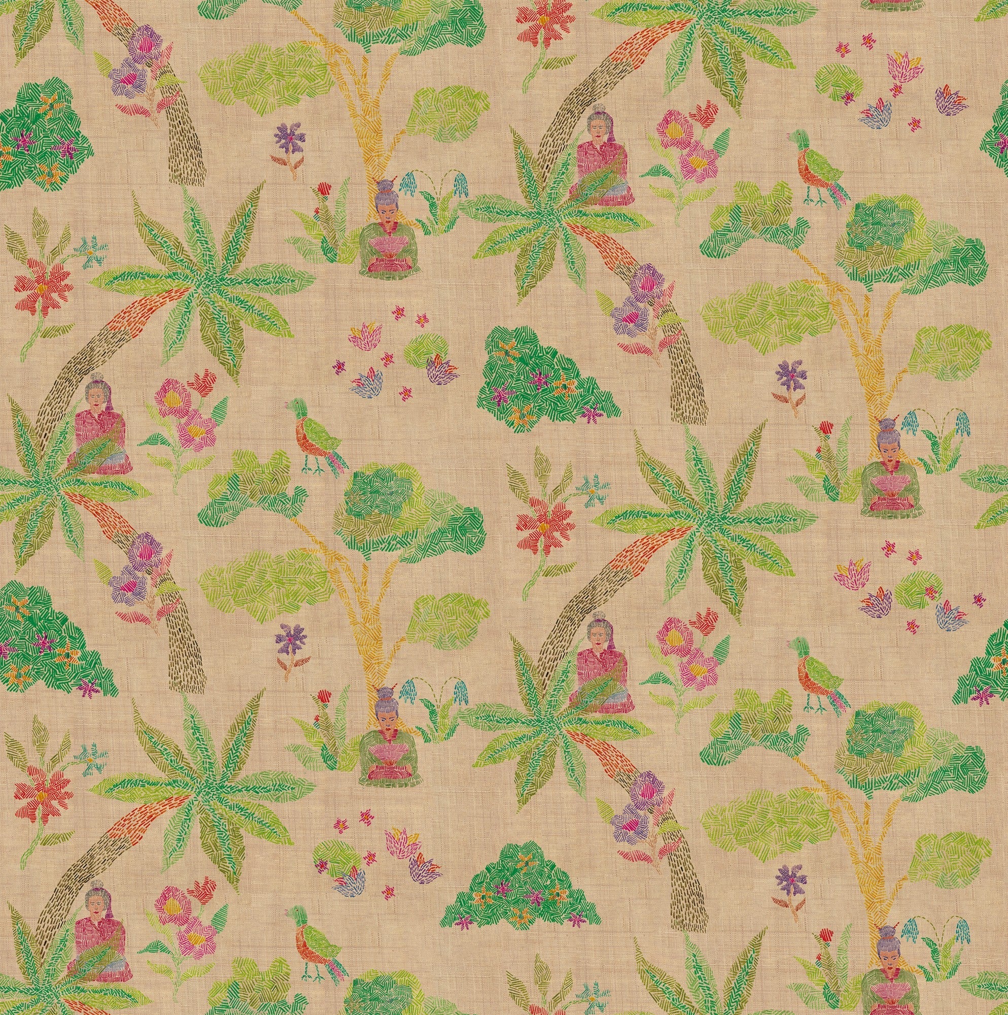 RI4005-2 Miso Yellow Rima Wallpaper by Tres Tintas