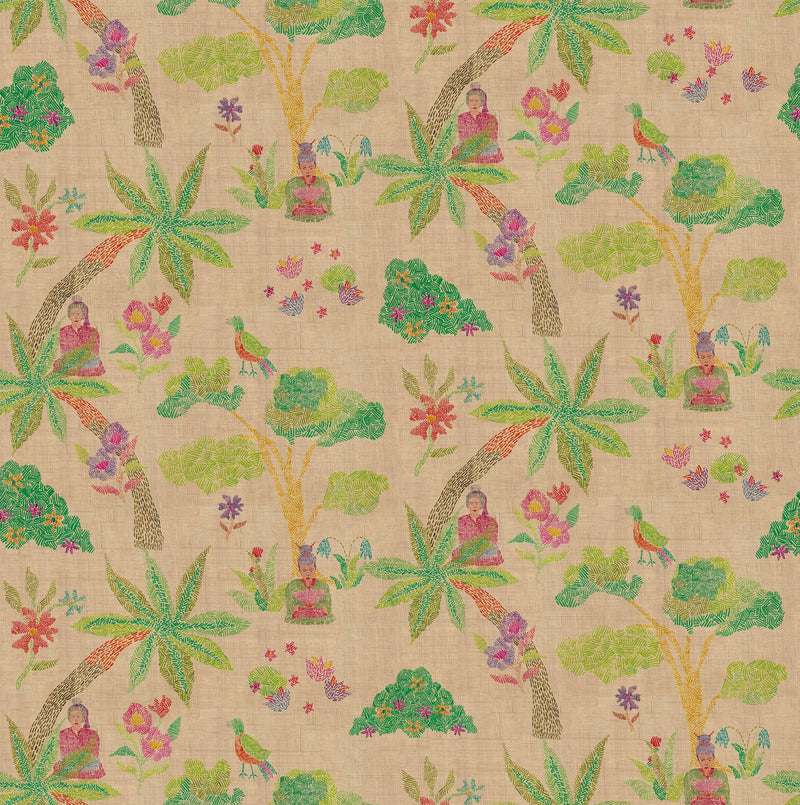 RI4005-2 Miso Yellow Rima Wallpaper by Tres Tintas