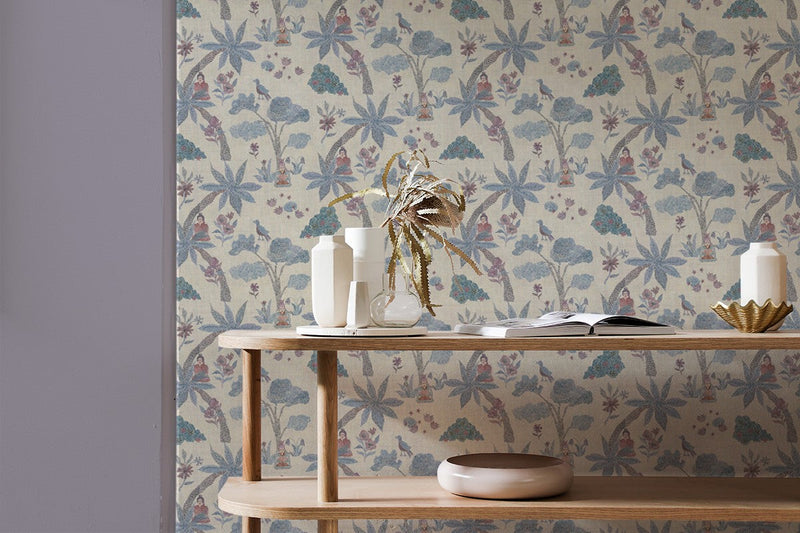 RI4005-4 Miso Blue Rima Wallpaper by Tres Tintas