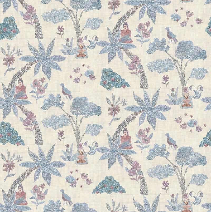 RI4005-4 Miso Blue Rima Wallpaper by Tres Tintas