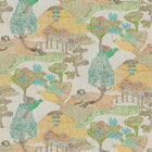 RI4006-2 Pagoda Yellow Rima Wallpaper by Tres Tintas