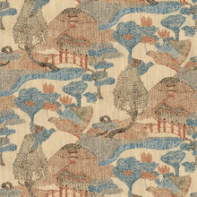 RI4006-4 Pagoda Blue Rima Wallpaper by Tres Tintas