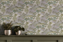 RI4006-6 Pagoda Green Rima Wallpaper by Tres Tintas